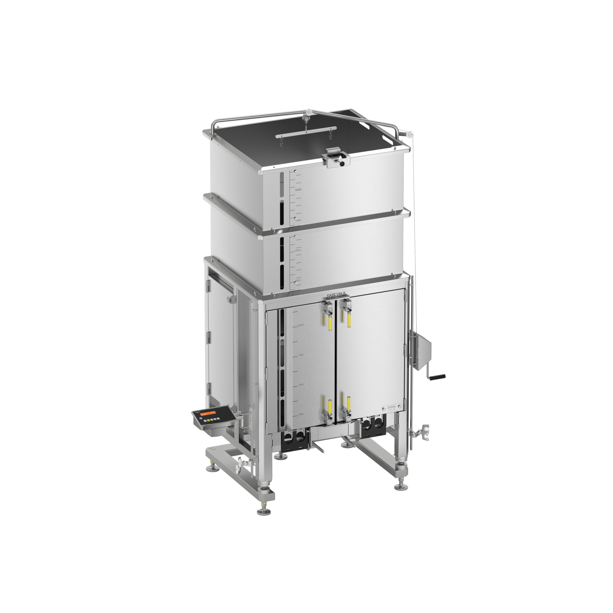 Palletank® for Mixing with Weighing 32Ra (for North America) - 2000 L