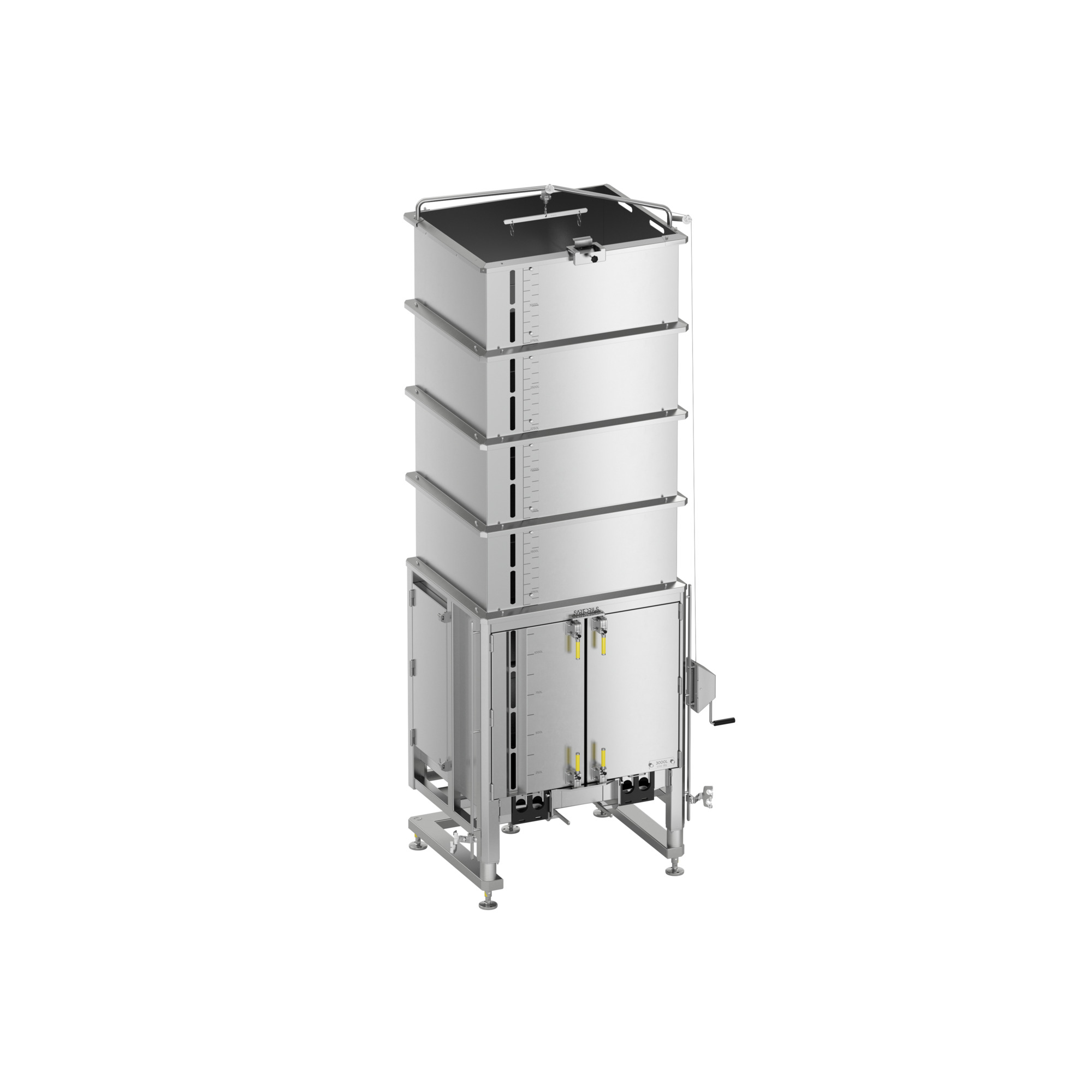 Palletank® for Mixing Single-Walled 48Ra (for North America) - 3000 L