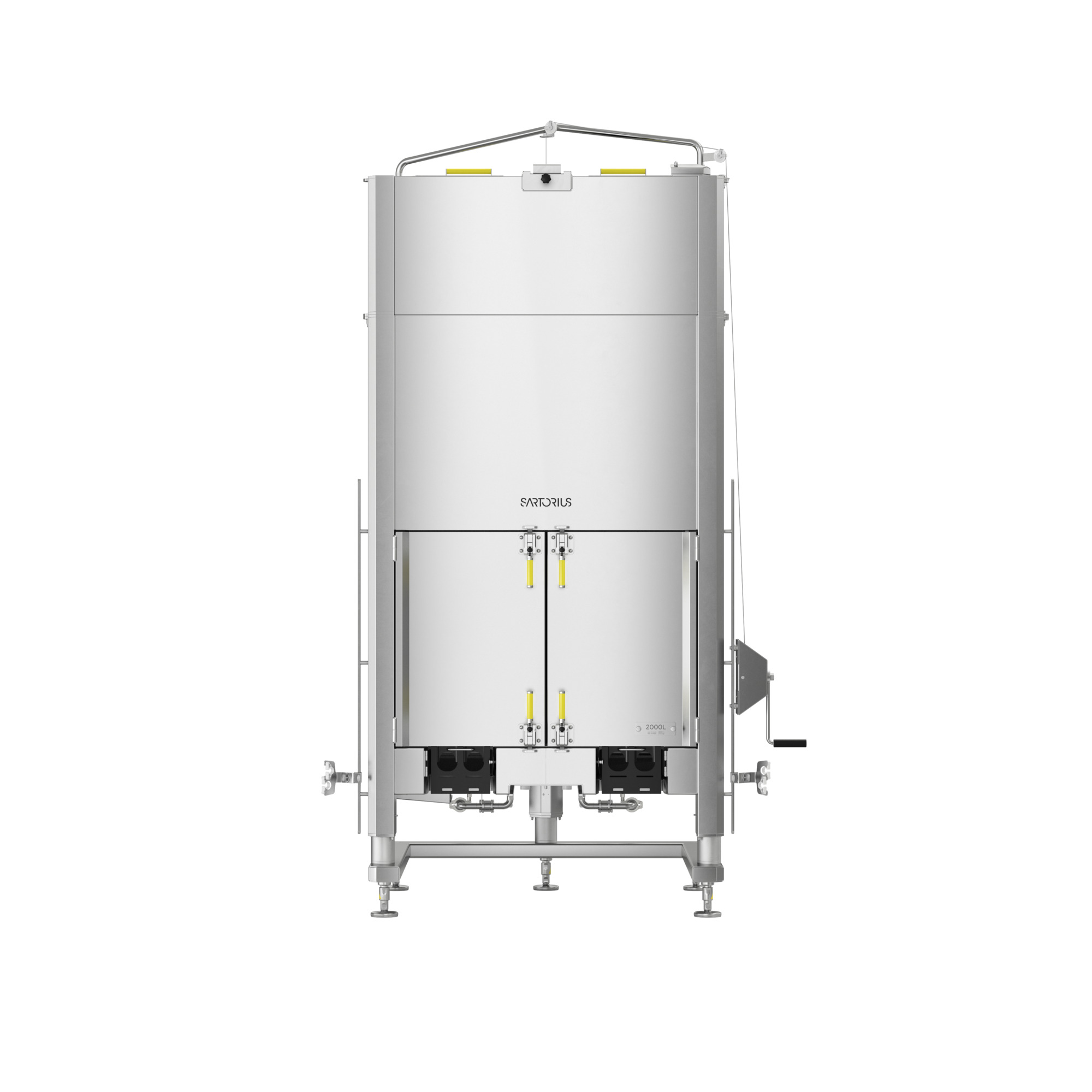 Palletank® for Mixing Jacketed ASME 48Ra (for North America) - 2000 L