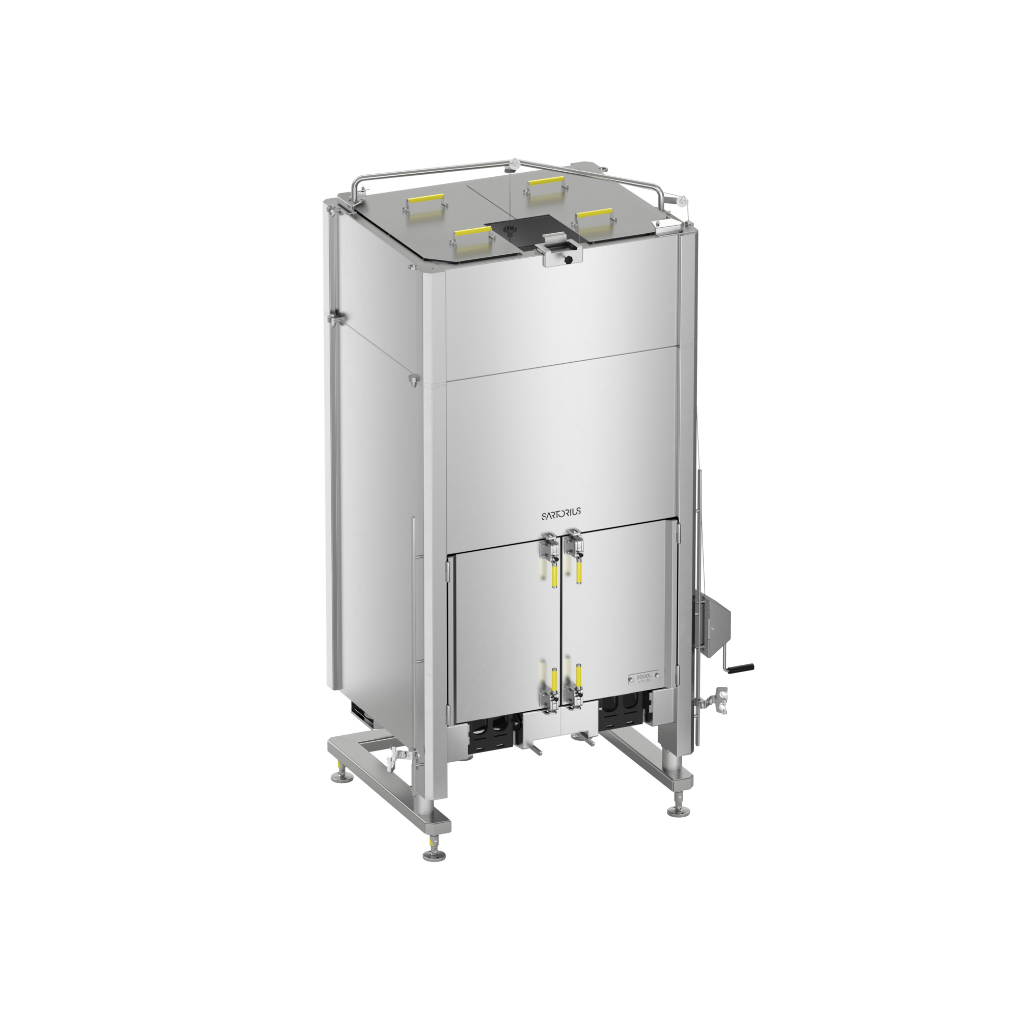 Palletank® for Mixing Jacketed ASME 48Ra (for North America) - 2000 L