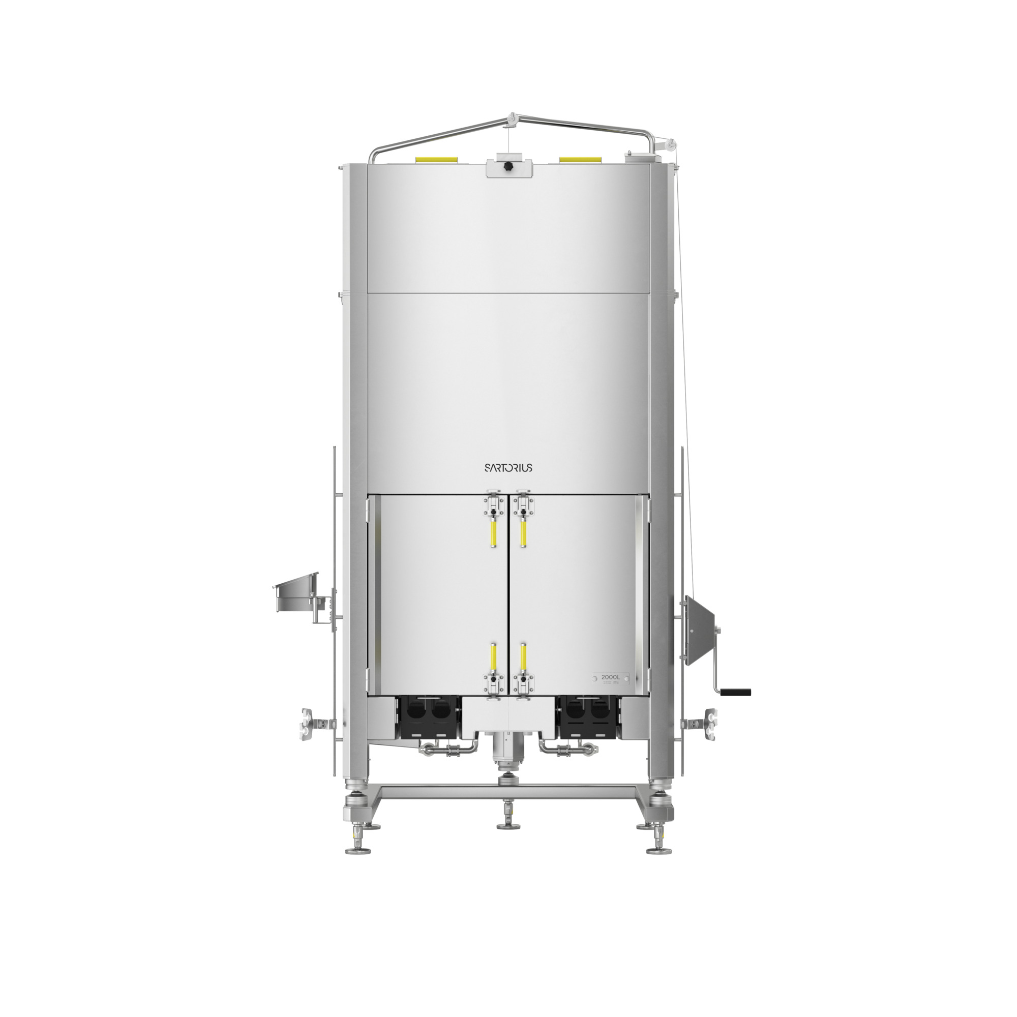 Palletank® for Mixing Jacketed ASME with Weighing 48Ra (for North America) - 2000 L