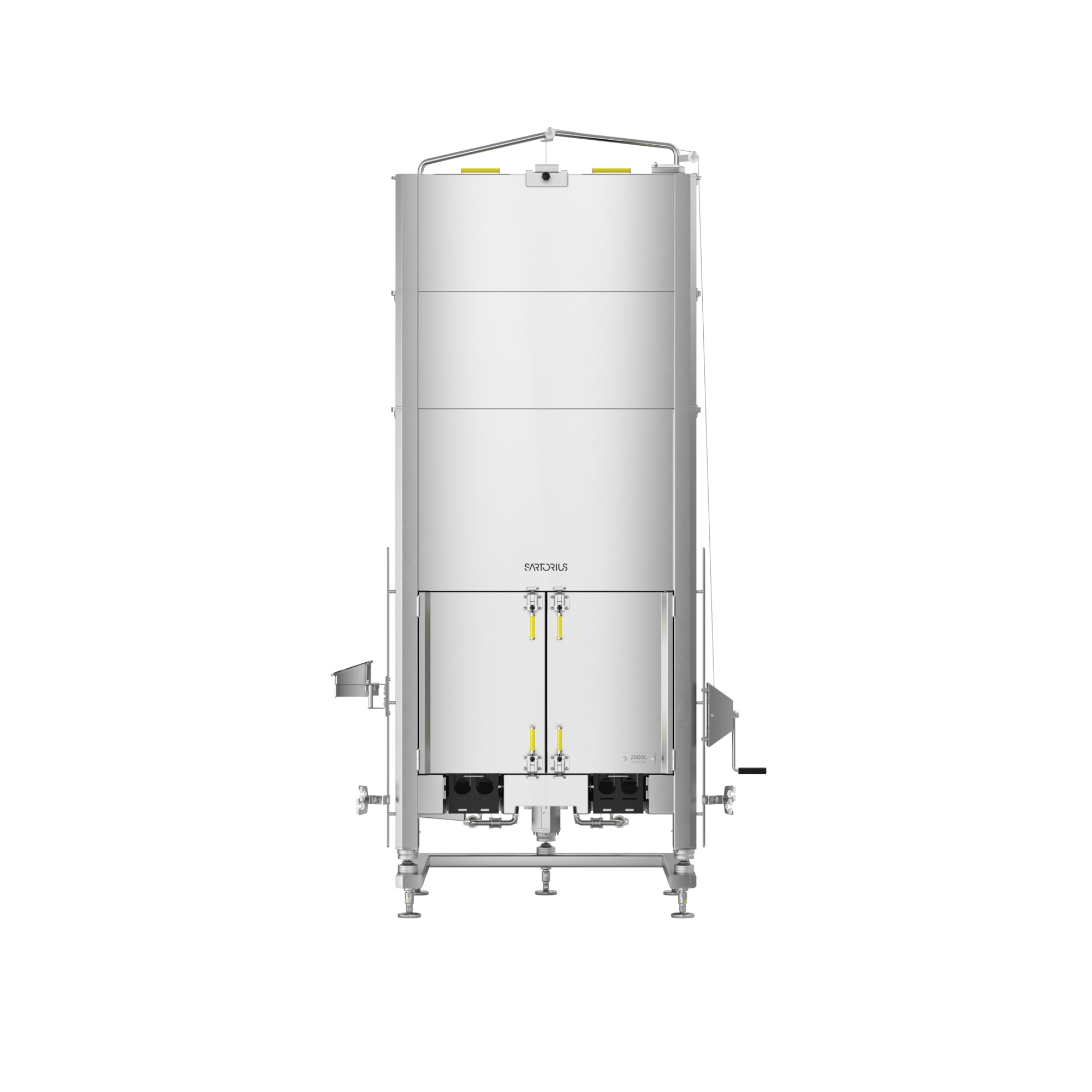 Palletank® for Mixing Jacketed ASME with Weighing 48Ra (for North America) - 2500 L