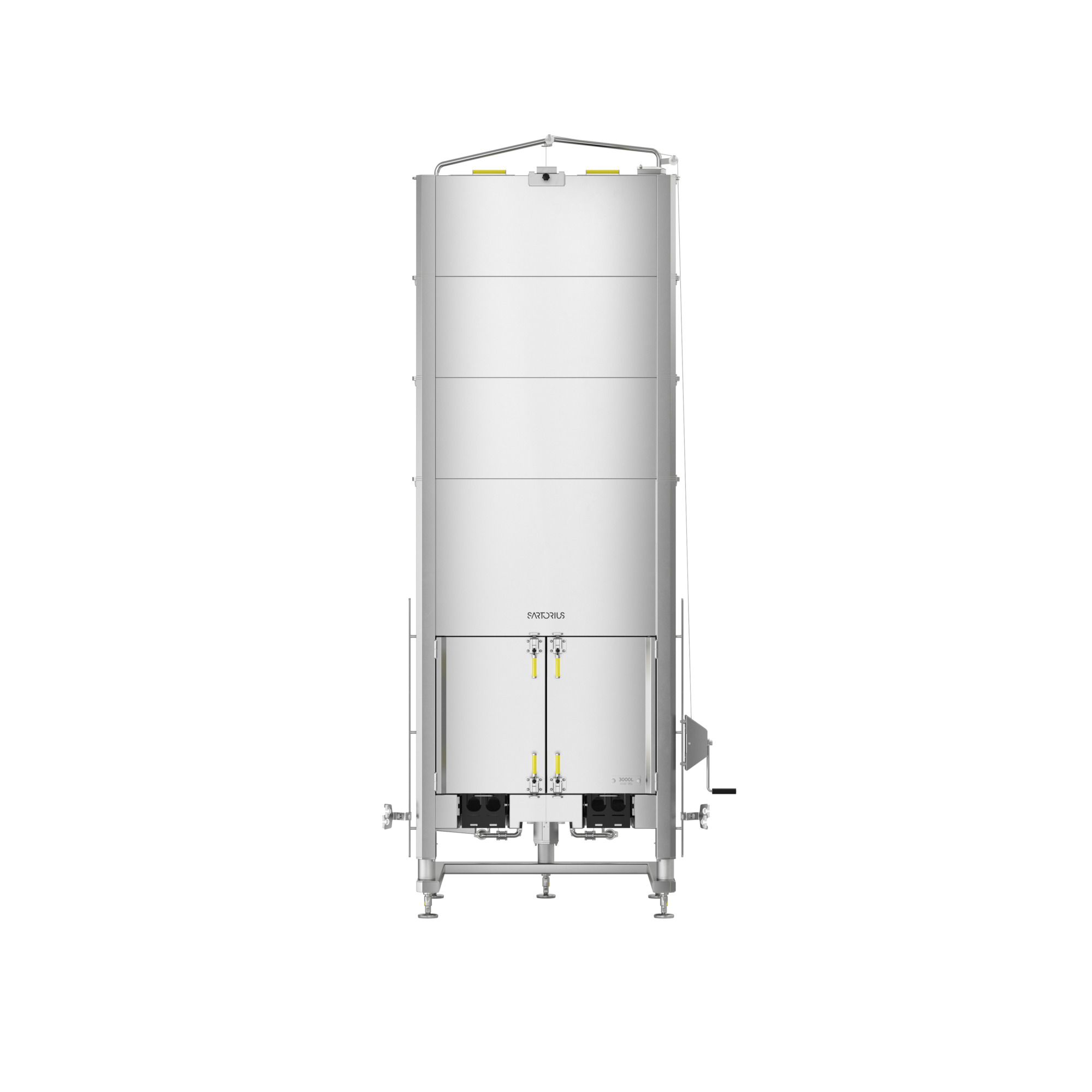 Palletank® for Mixing Jacketed ASME 32Ra (for North America) - 3000 L