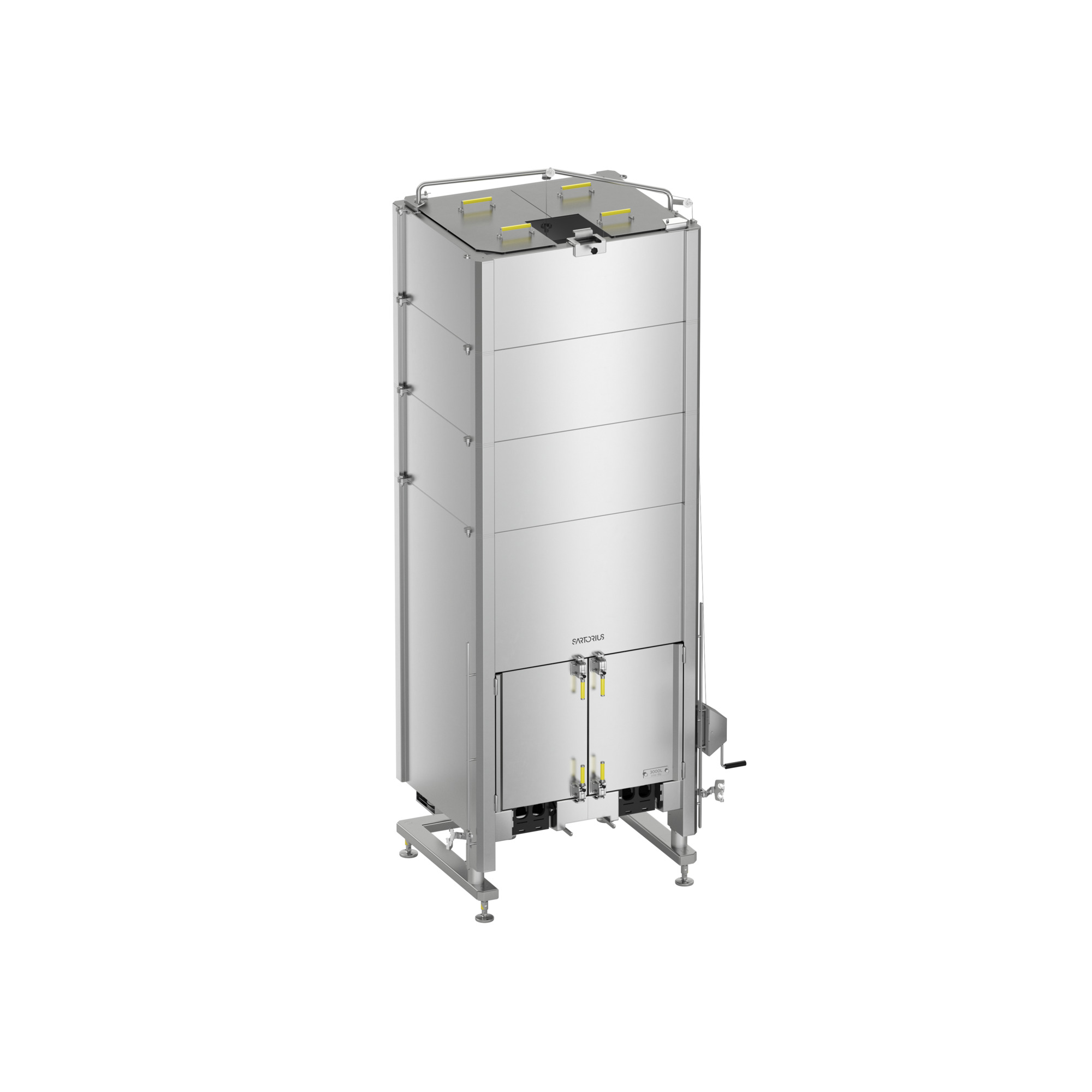 Palletank® for Mixing Jacketed ASME 32Ra (for North America) - 3000 L