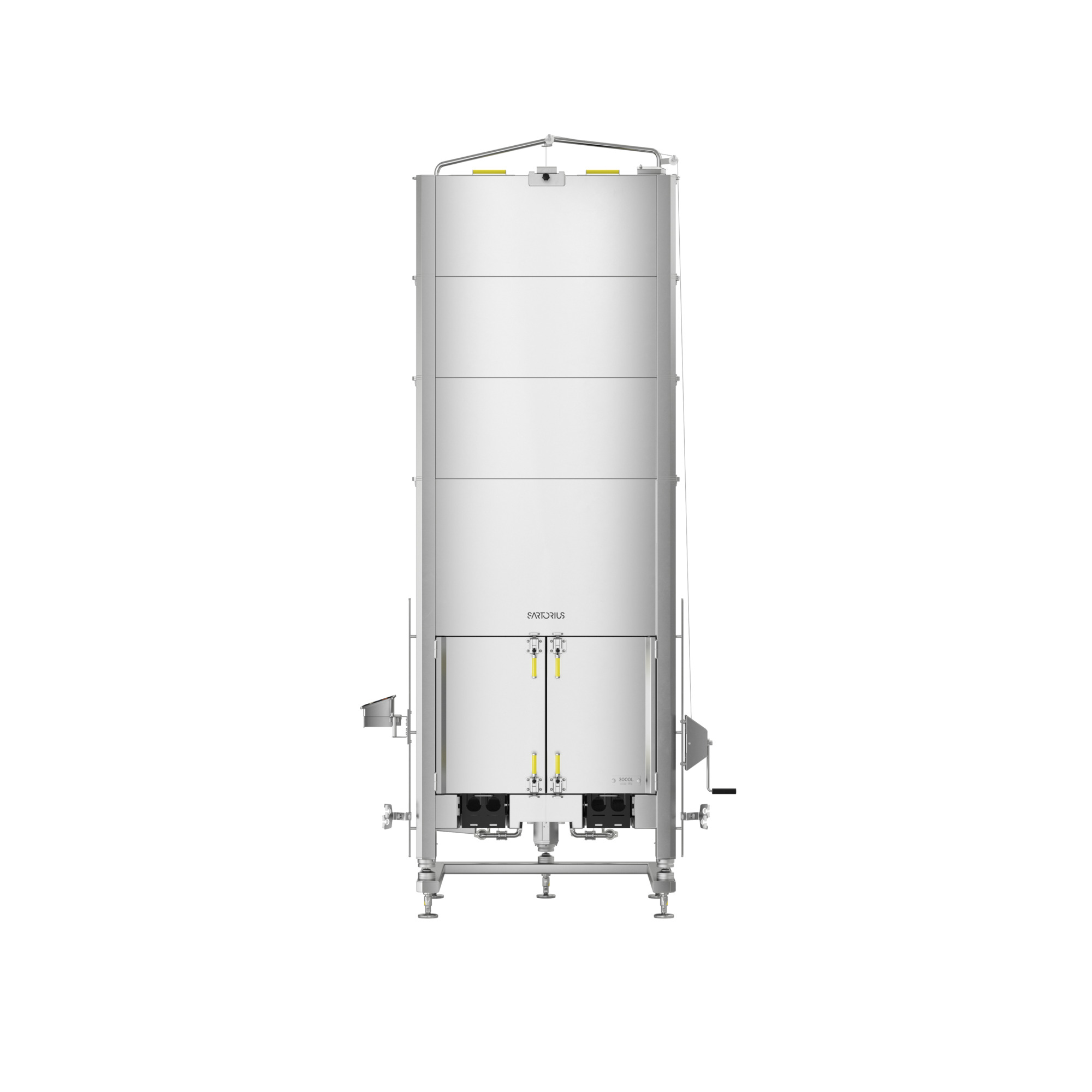 Palletank® for Mixing Jacketed ASME with Weighing 32Ra (for North America) - 3000 L