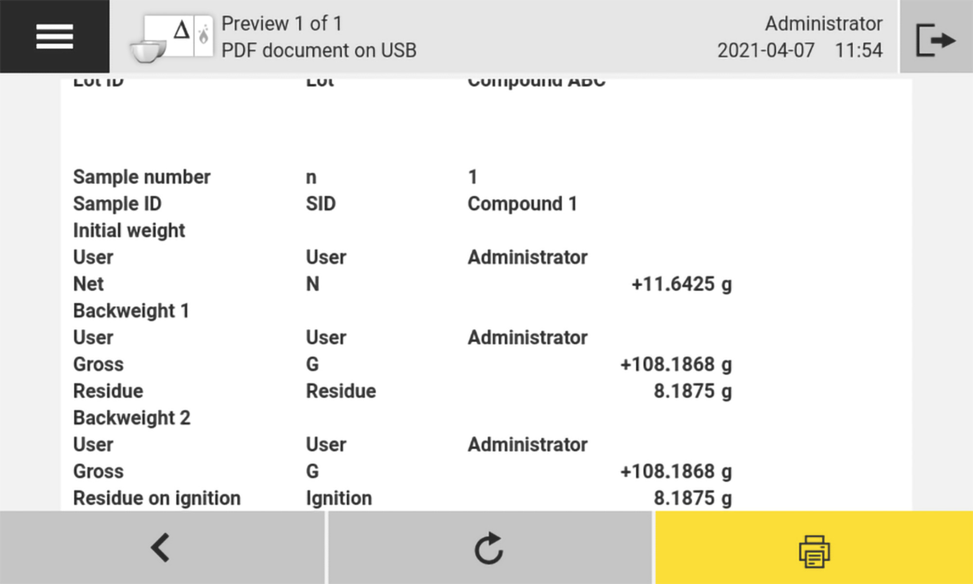Cubis® II Software Application for Advanced Software Package