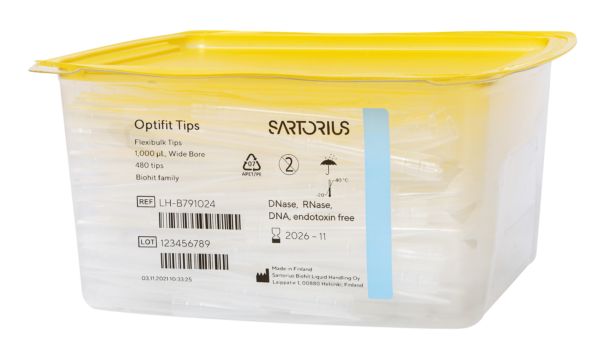 Optifit Wide Bore Flexibulk Pipette Tips