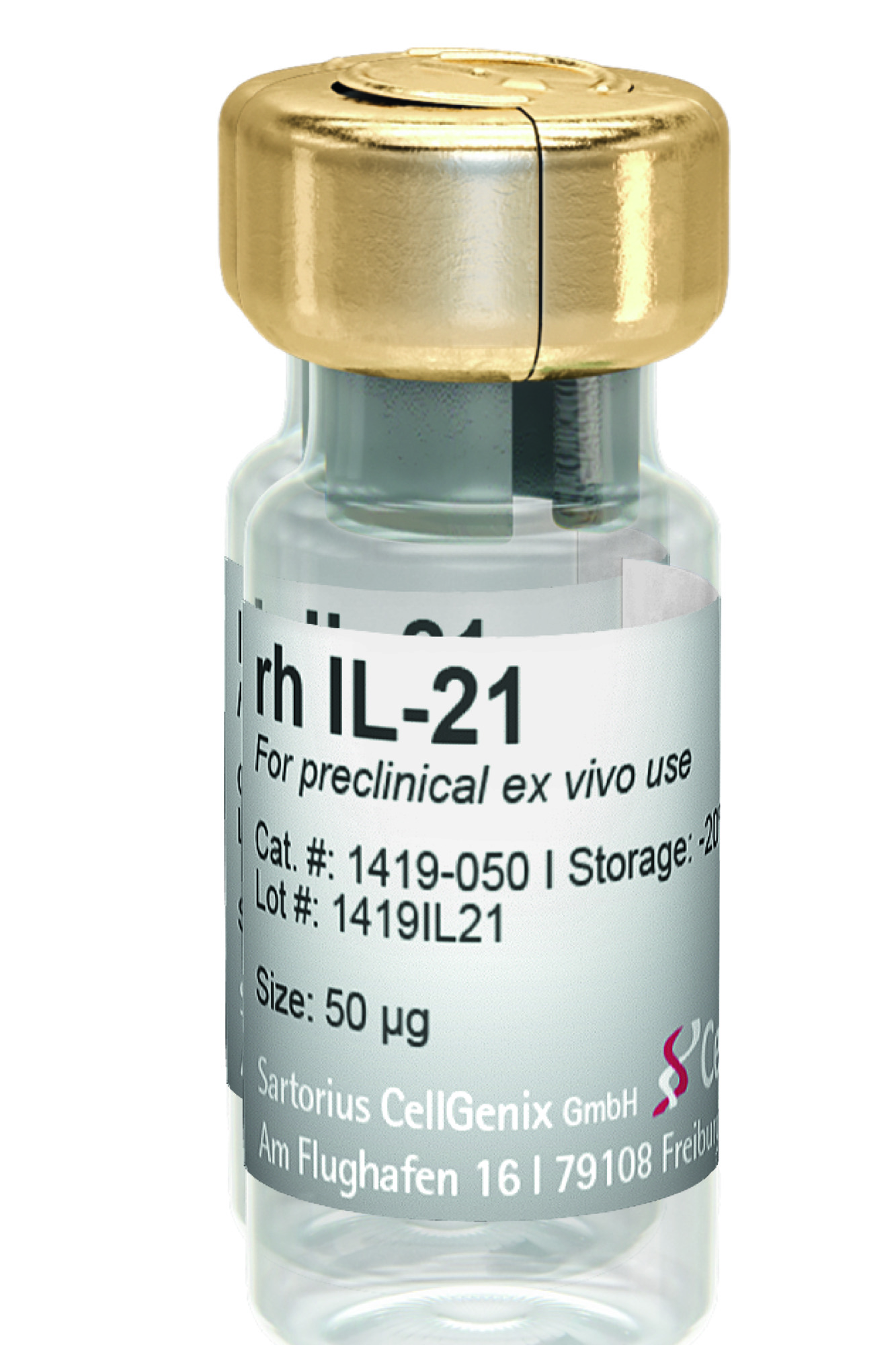 CellGenix® rh IL-21 (Preclinical Grade)