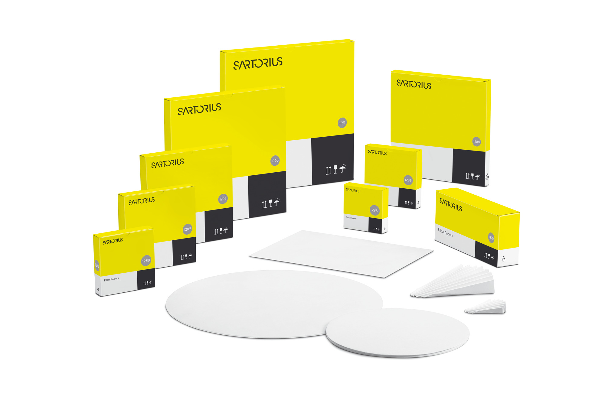 Qualitative Filter Papers/ Grade 1289 / 240 mm Folded Discs
