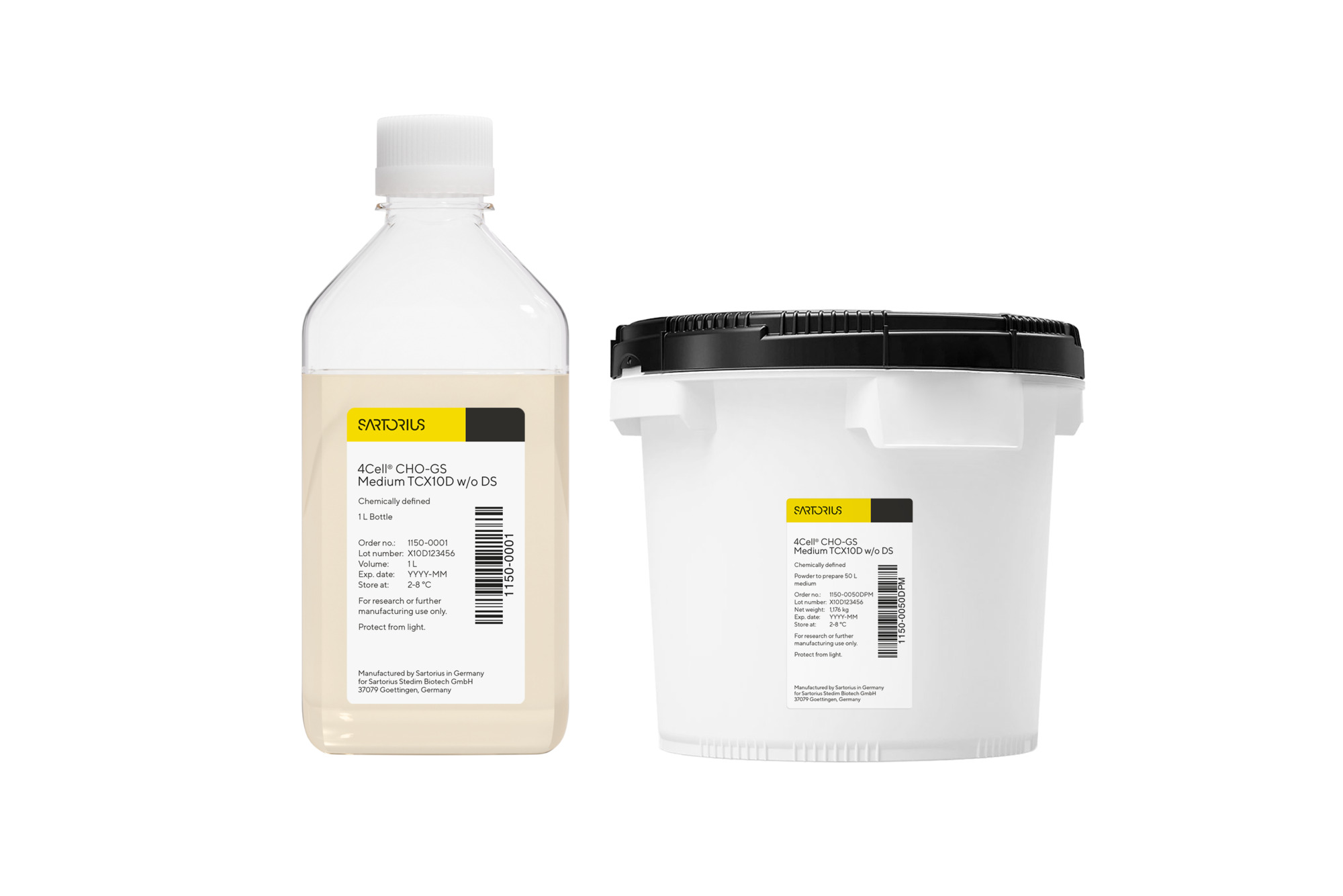 4Cell® CHO-GS Medium w/ DS 1L Bottle