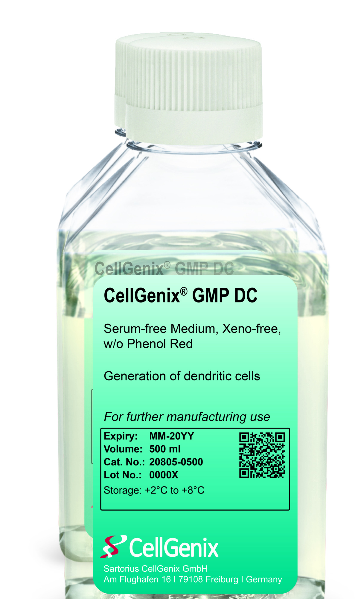CellGenix® GMP DC Medium w/o Phenol Red