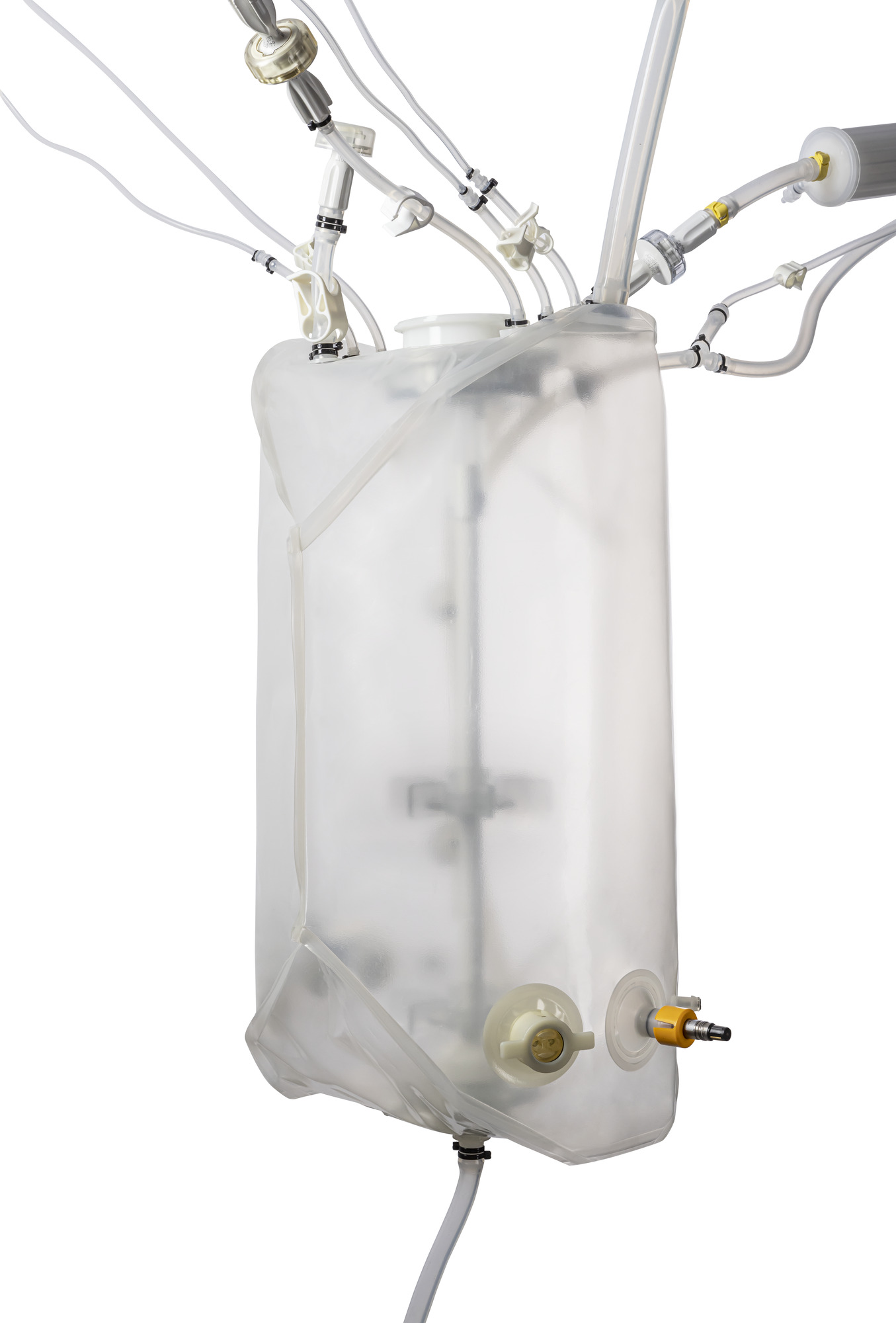 Flexsafe STR® Bags - Microbial - AseptiQuik® Connector - Electrochemical pH, Optical DO & Probe Ports
