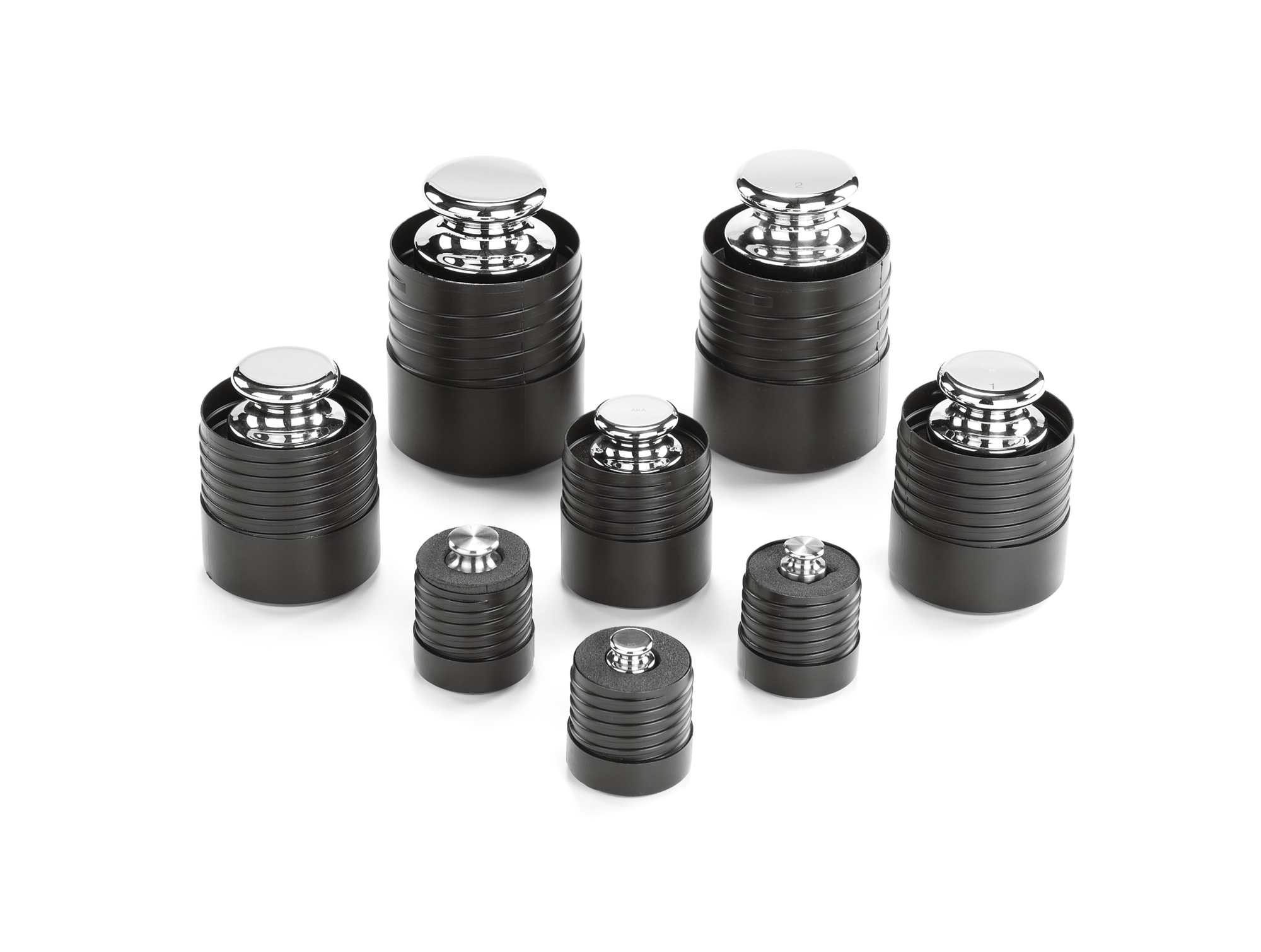 Plastic screw box for 200 mg - 500 mg weights