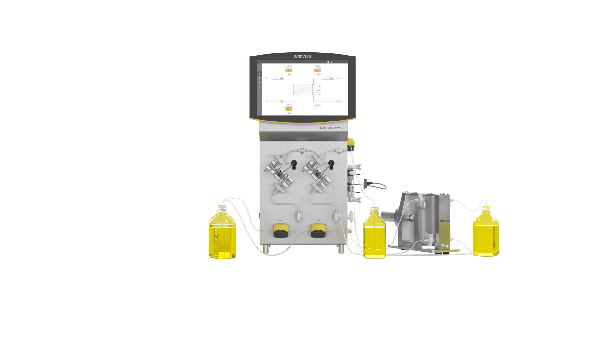 Sartocon® SP | Single Pass TFF | Cassette | Hydrosart® | 0.2m² | 30kDa | Aseptiquik®