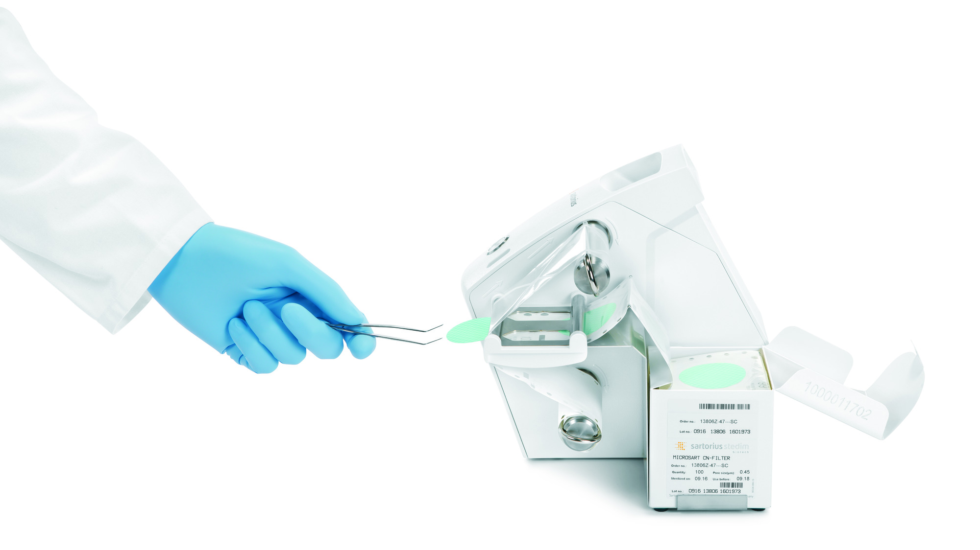 Microsart® e.motion Membrane Filter Dispenser