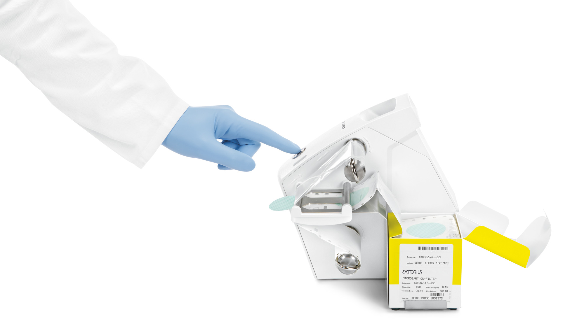 Microsart® e.motion Filter Dispenser