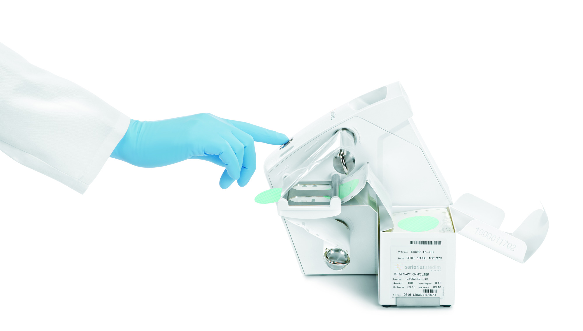 Microsart® e.motion Membrane Filter Dispenser