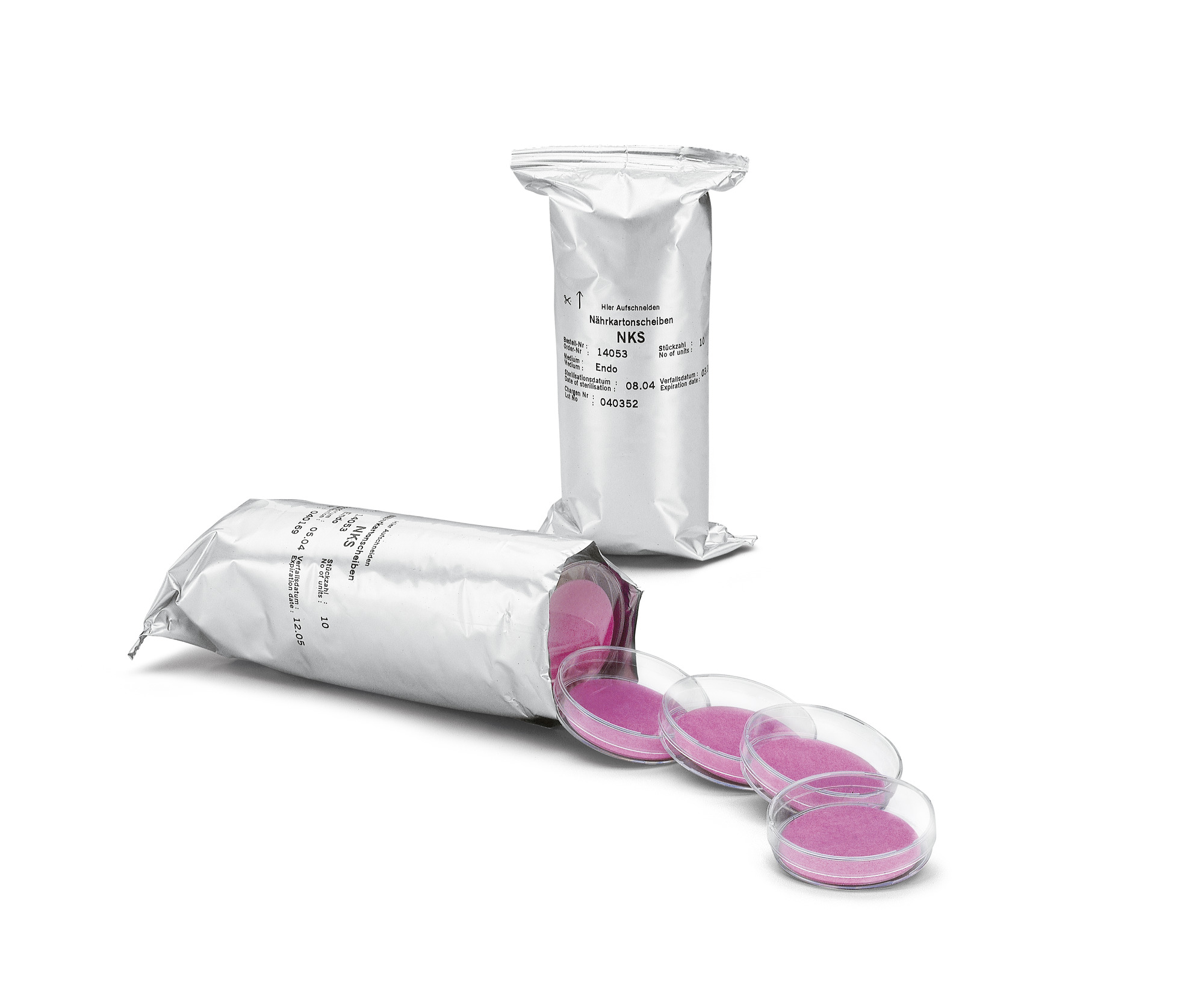 Endo NPS with gridded Membrane Filter, 0.45µm High Flow, 50mm Diameter