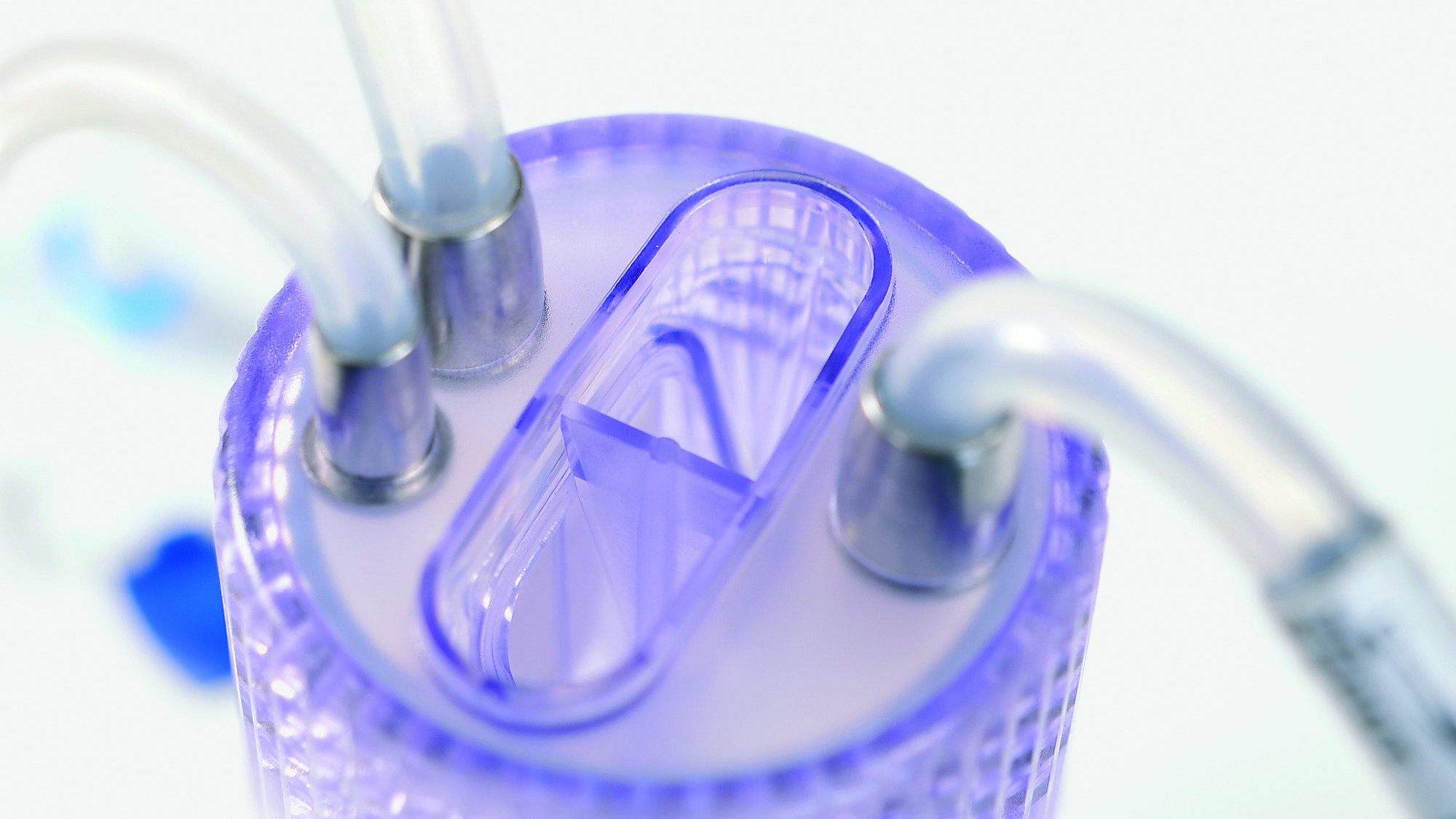 TakeOne® Flex collection container - 30 mL PETG bottle - MiniSart® Vent Filter - TPE (Tuflux® TPE)