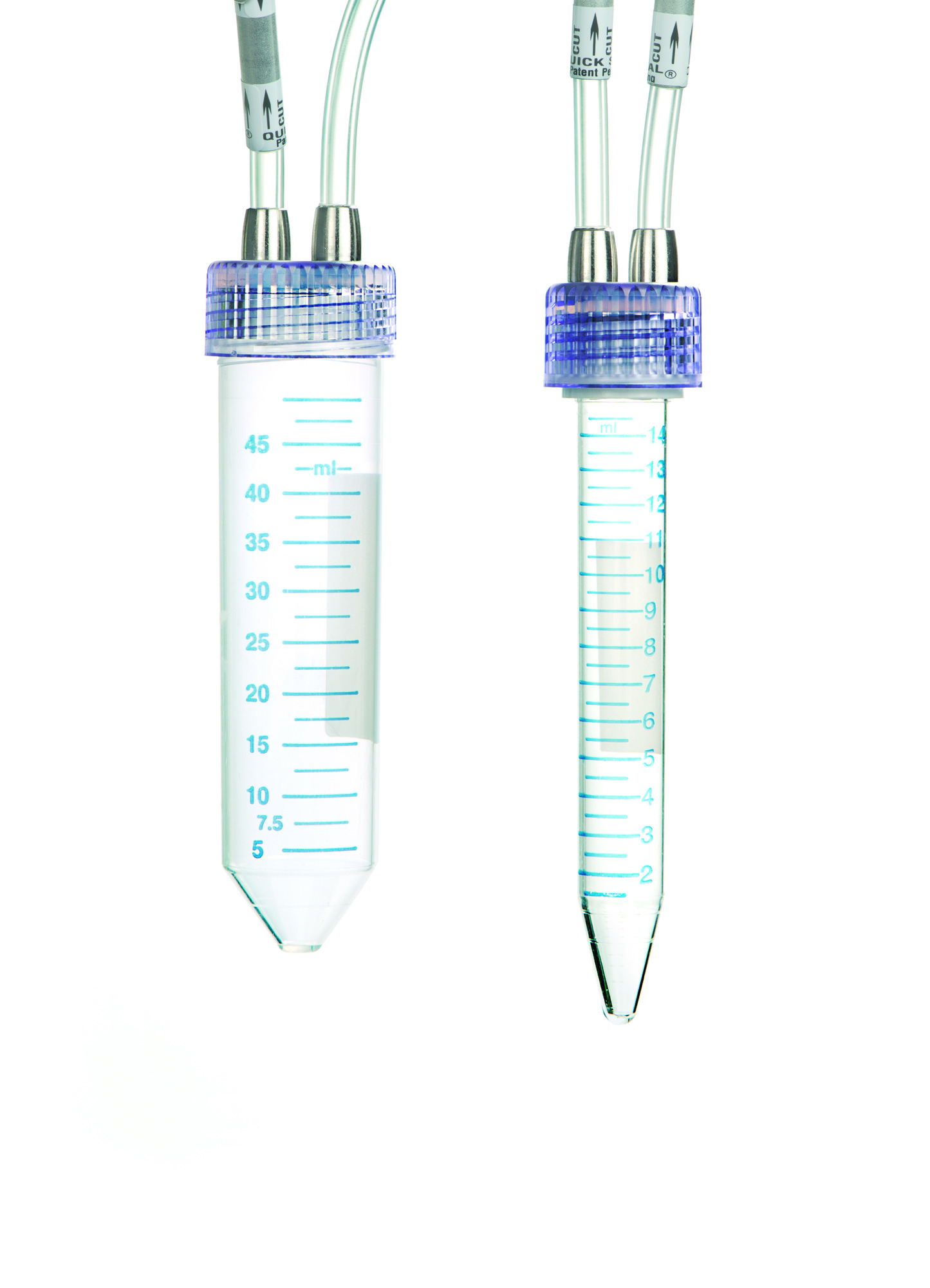 TakeOne® Flex collection container - 50 mL polypropylene centrifuge tube - MiniSart® Vent Filter - TPE (Tuflux® TPE)