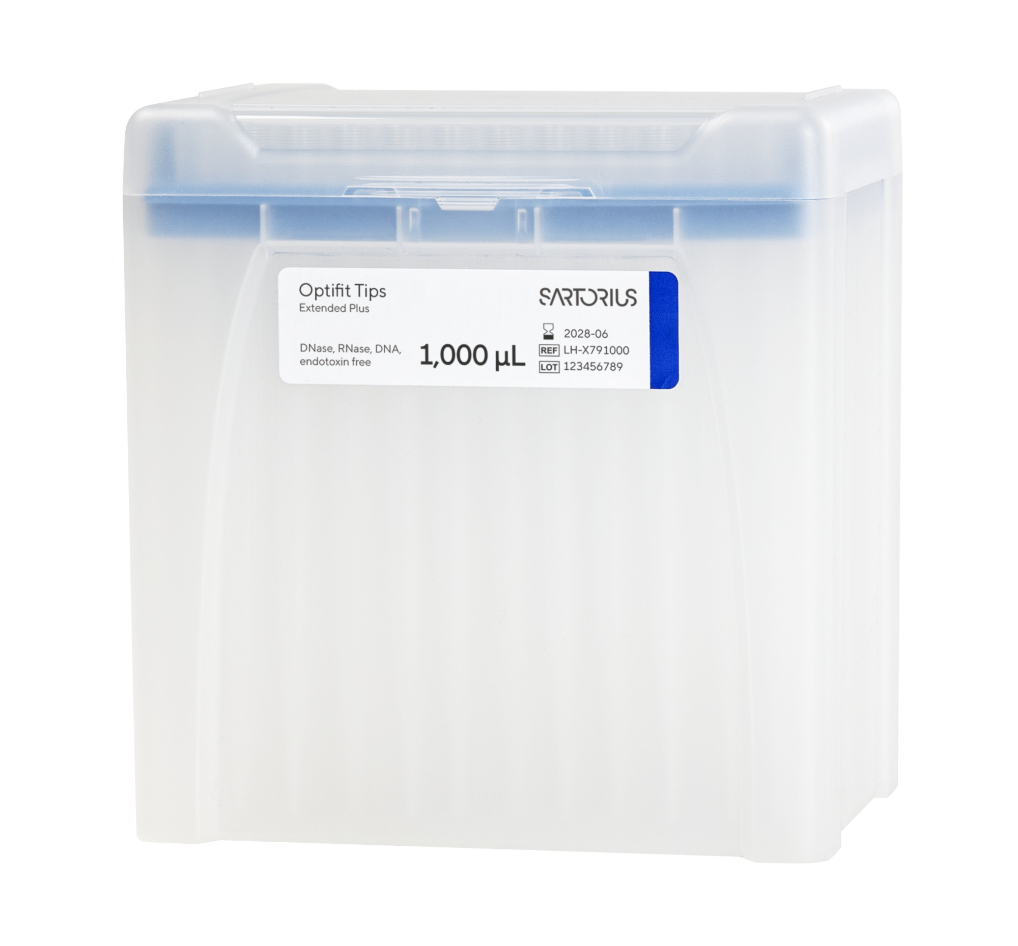 Optift Extended Plus Racked Pipette Tips, 1000 µL