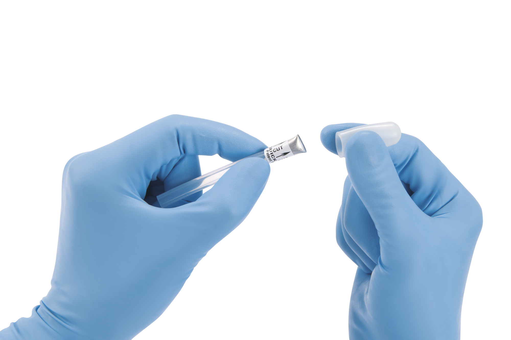Quickseal® Collar Assembly - 1/4" ID 7/16" OD - Silicone (Liveo™ Pharma 50) - Overall Length Centered 6"