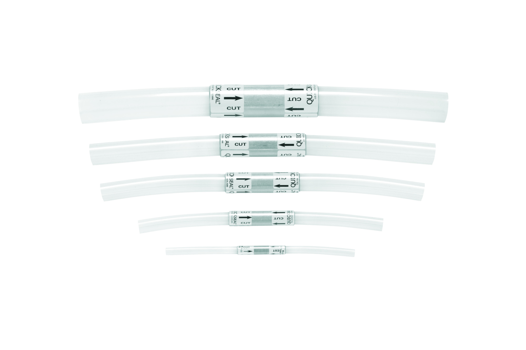 Quickseal® Collar Assembly - 1/4" ID 3/8" OD - TPE (AdvantaFlex®) - Overall Length Centered 6"