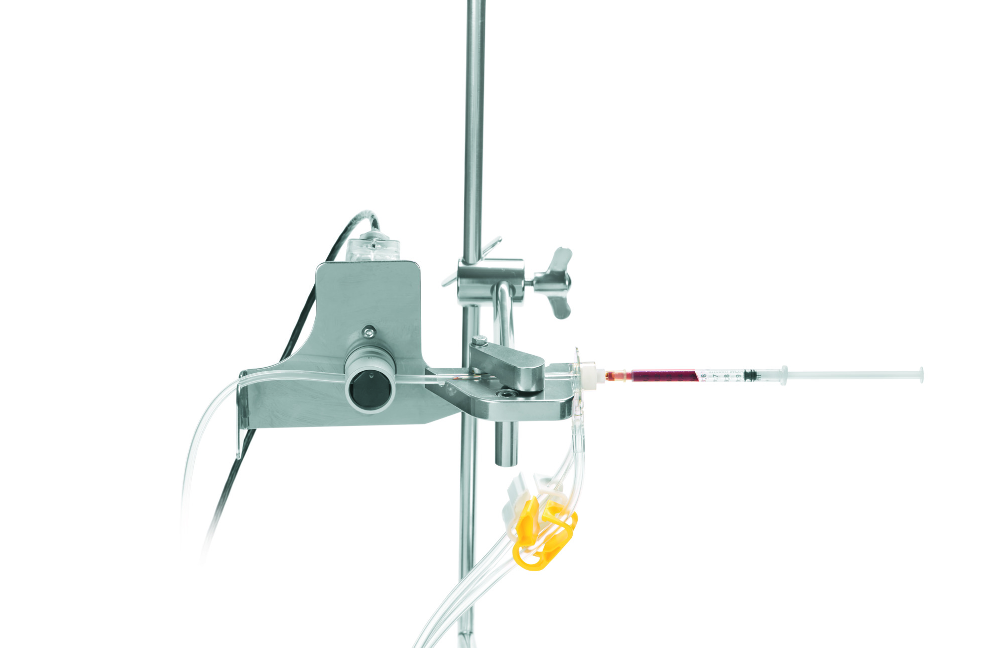 Syringe holder/support for Sterisart® 16469