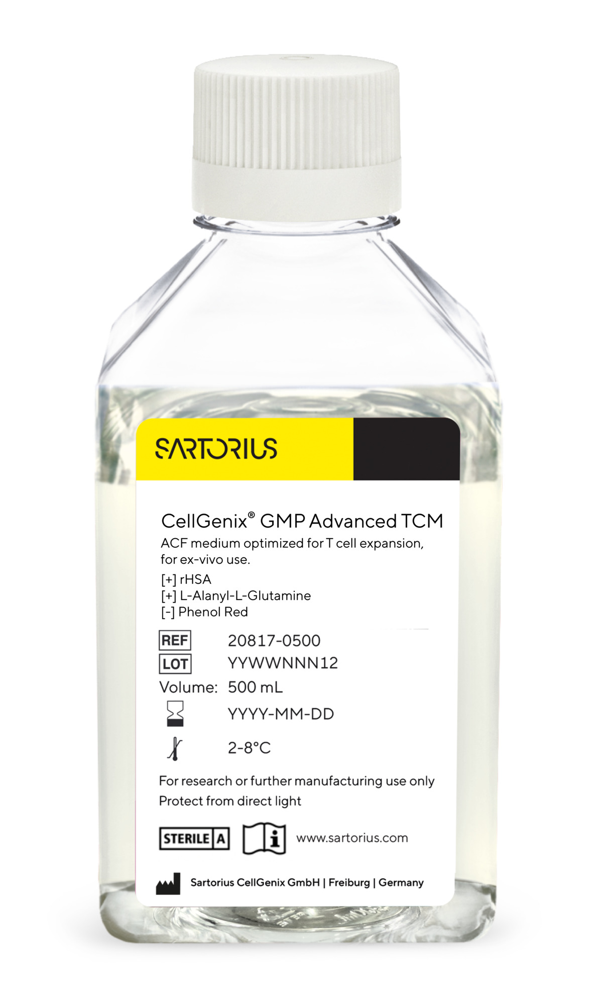 CellGenix® GMP Advanced TCM (500 mL)