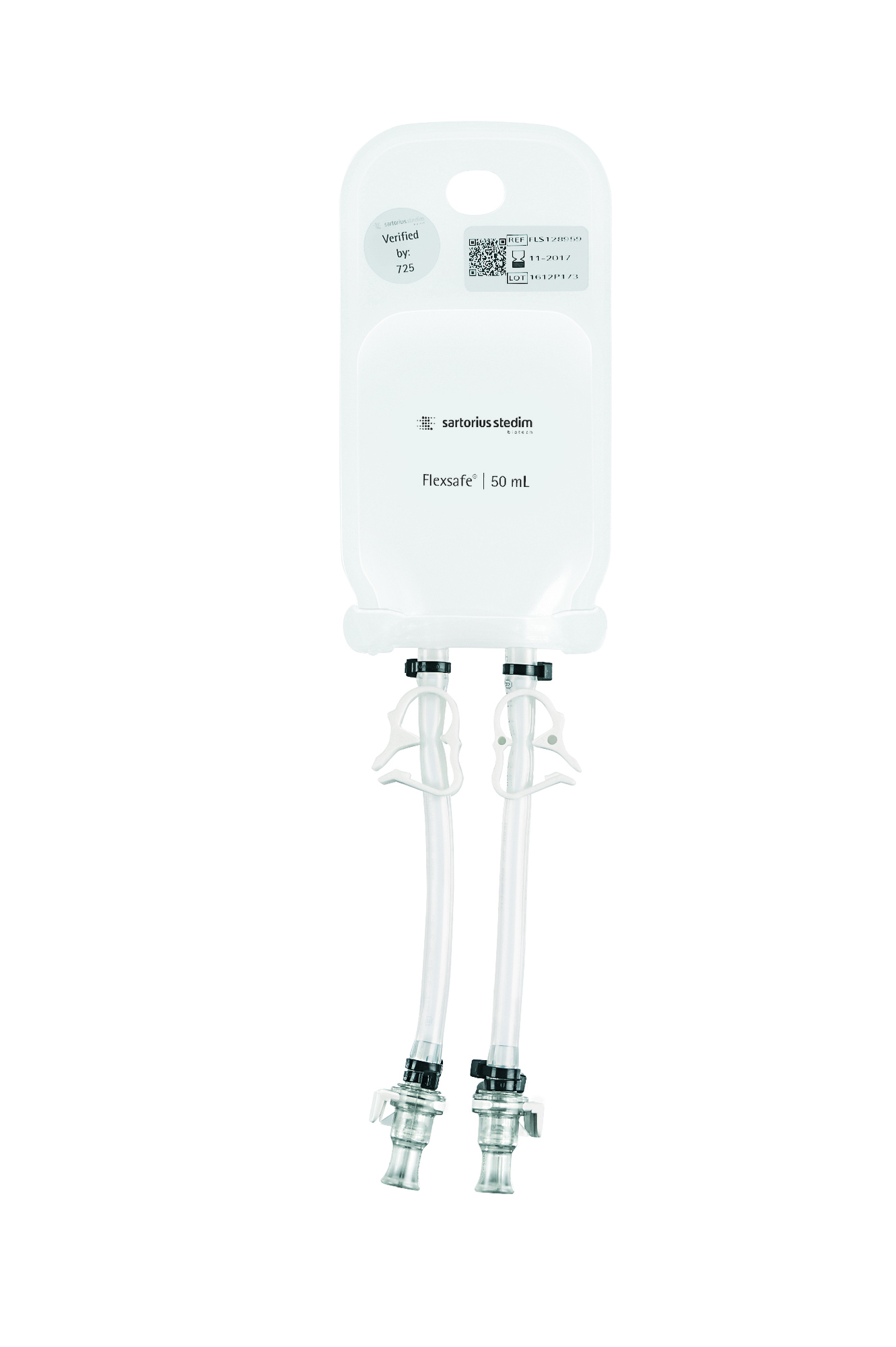 Flexsafe® 2D Bag for Sampling - MPC female - Luer Lock female - 50 mL