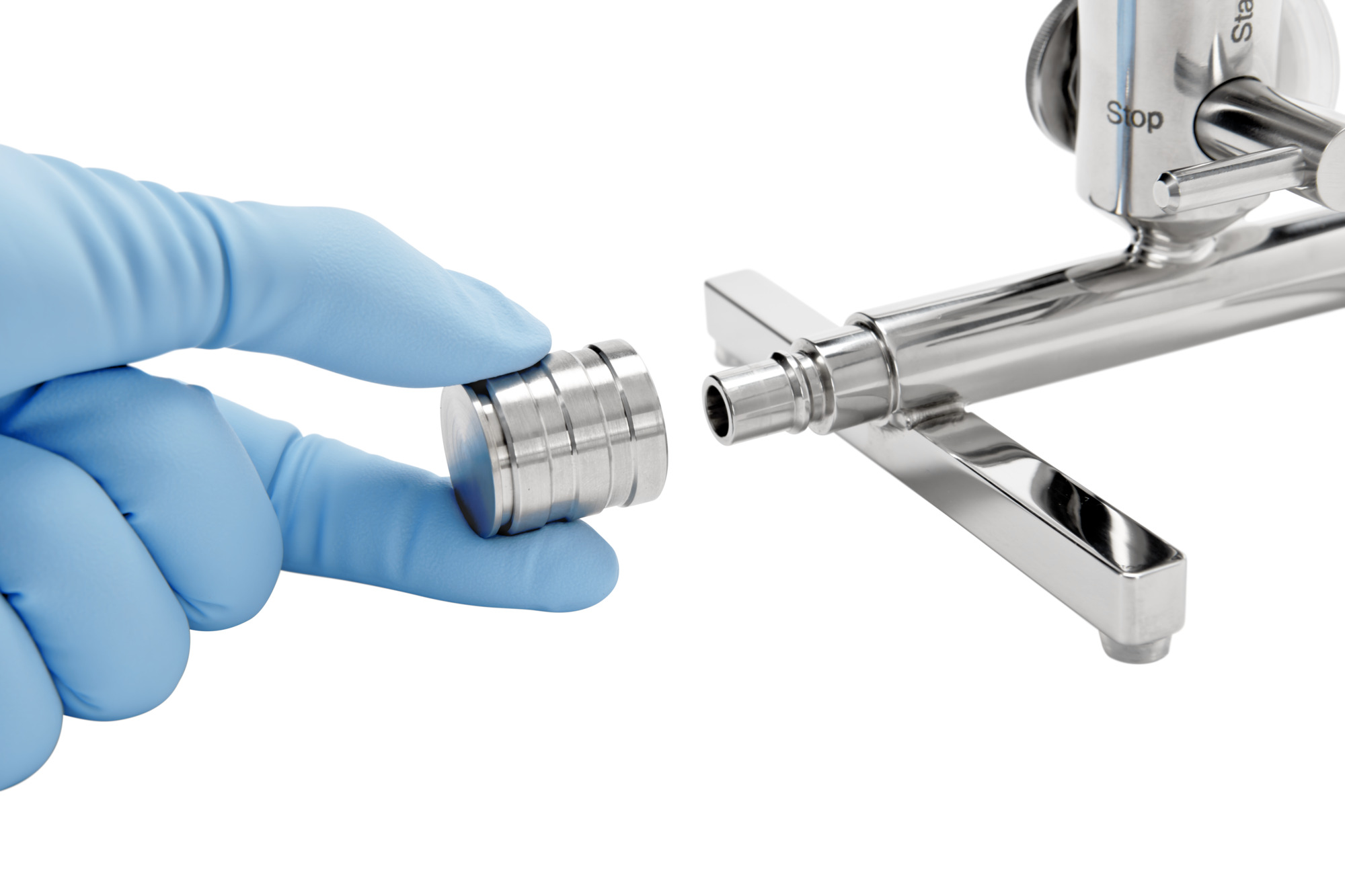 Microsart® Manifold with 500 ml Stainless-Steel Funnels