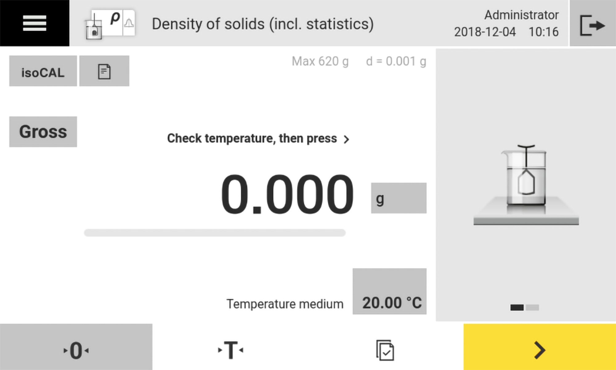Cubis® II Software Application for Advanced Software Package