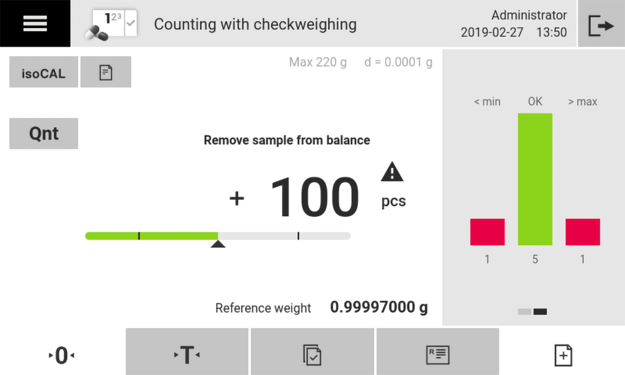 Cubis® II Software Application for Advanced Software Package