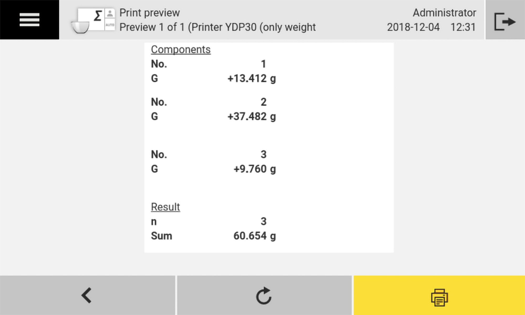 Cubis® II Software Application for Advanced Software Package