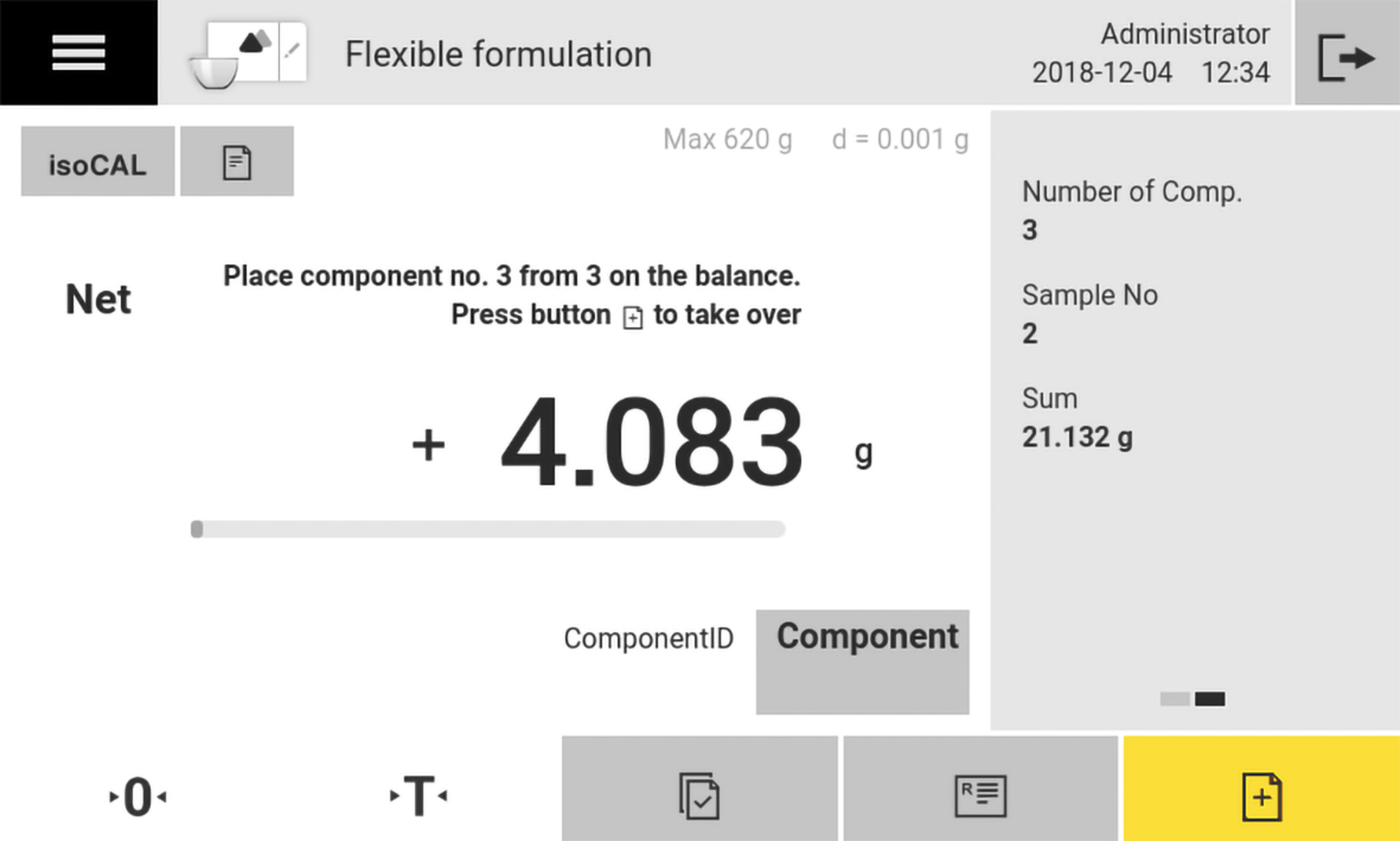 Cubis® II Software Application for Advanced Software Package