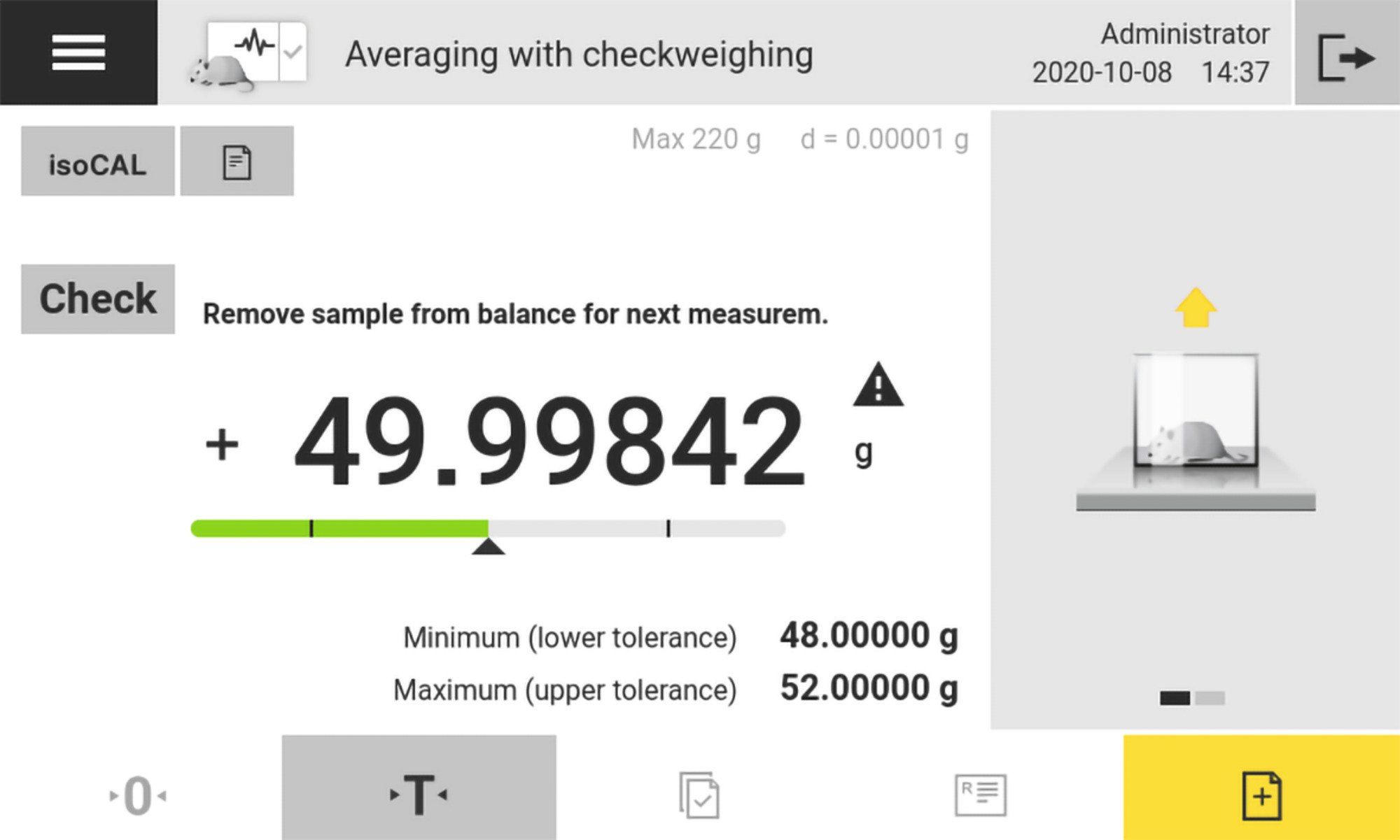 Cubis® II Software Application for Advanced Software Package