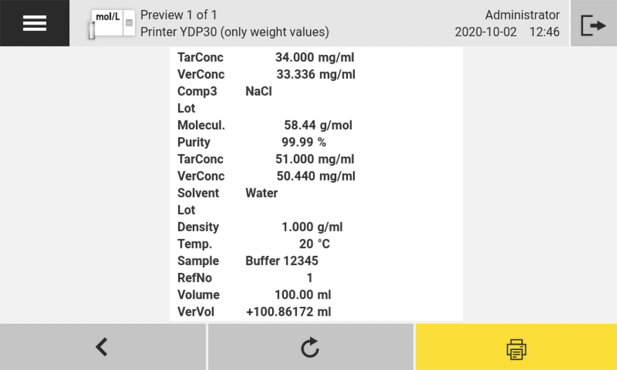 Cubis® II Software Application for Specials Packages