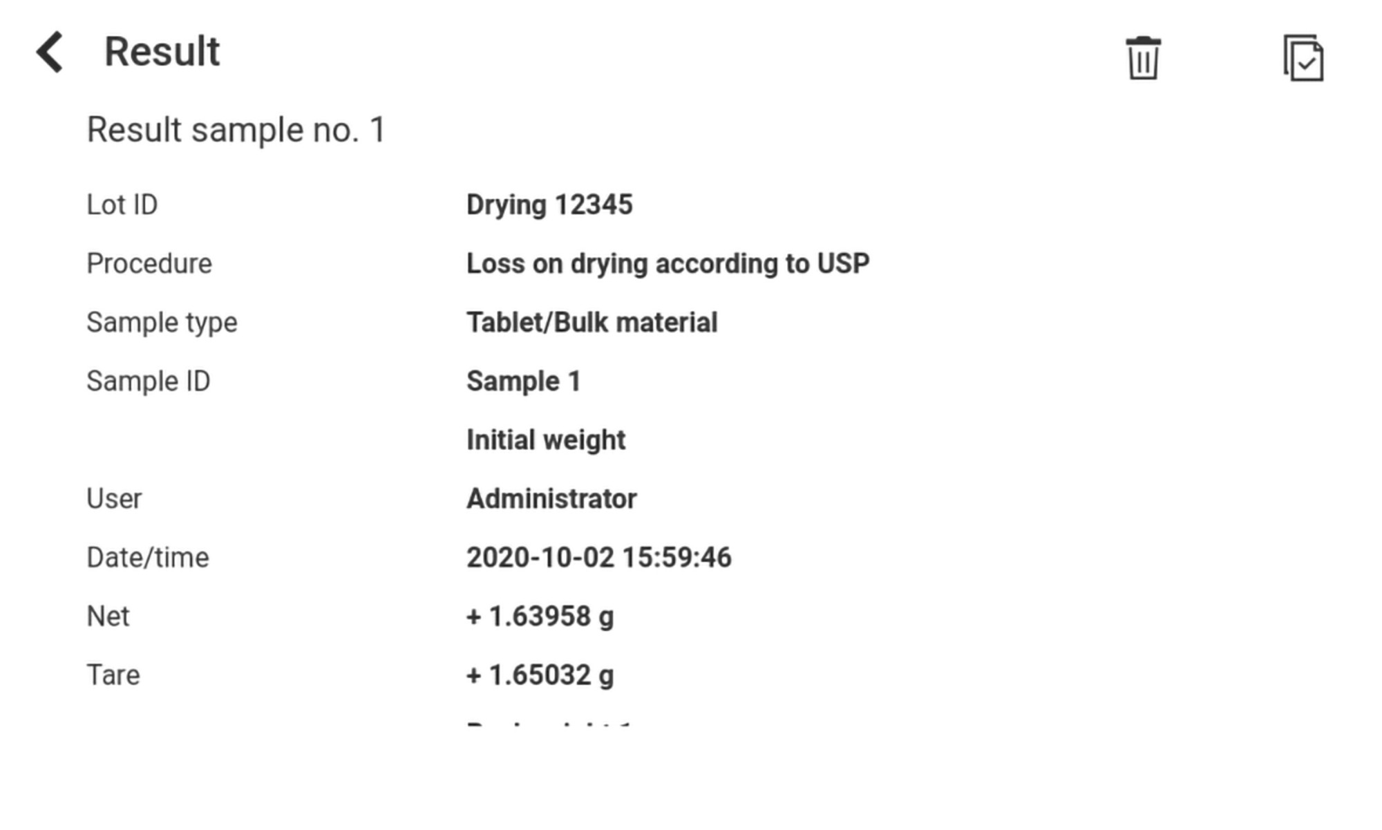 Cubis® II Software Application for Advanced Software Package