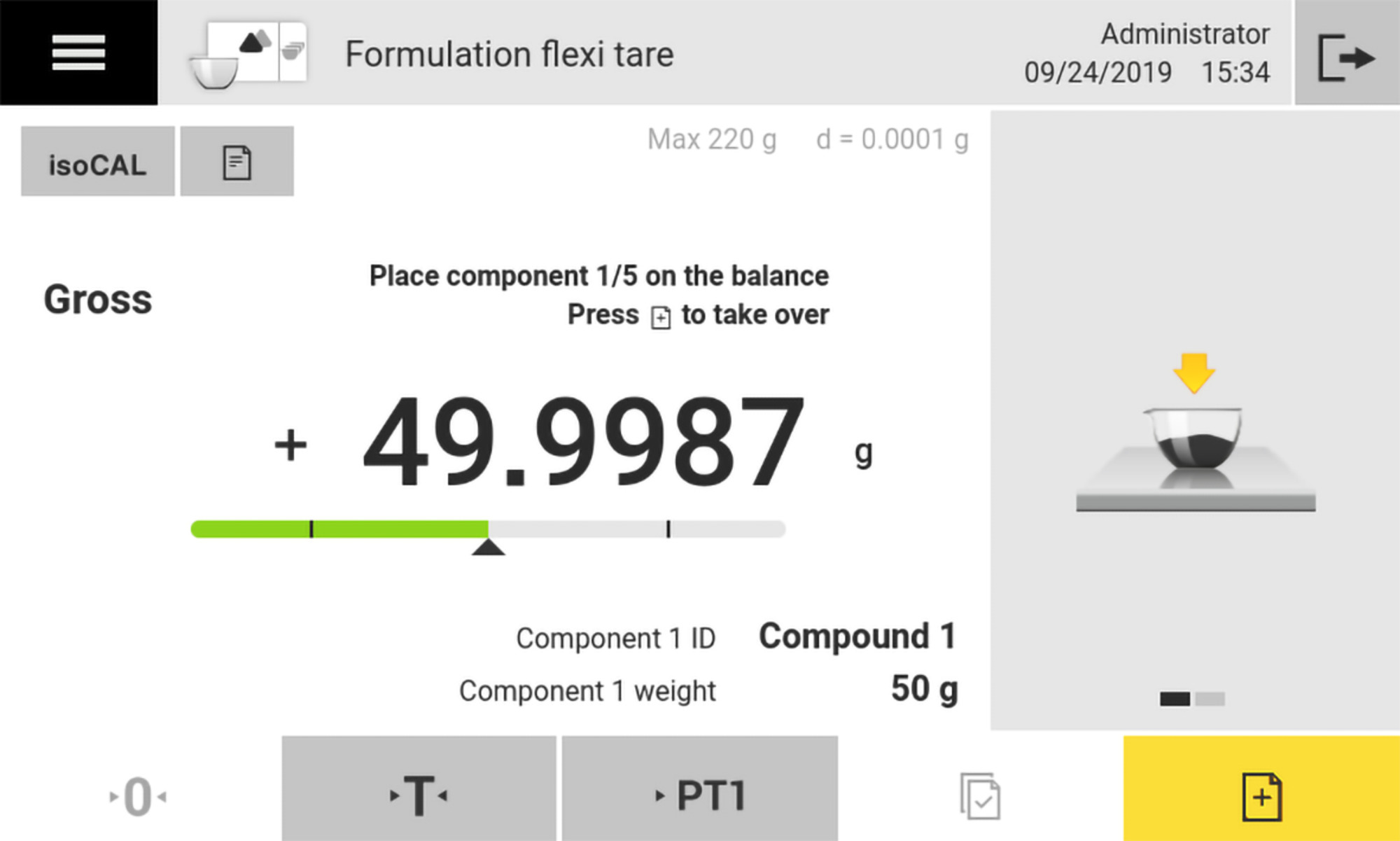 Cubis® II Software Application for Advanced Software Package