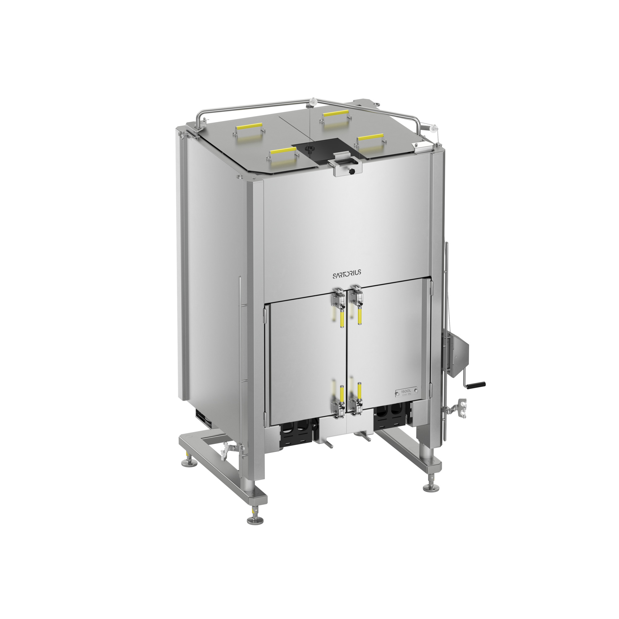 Palletank® for Mixing Jacketed ASME 48Ra (for North America) - 1500 L