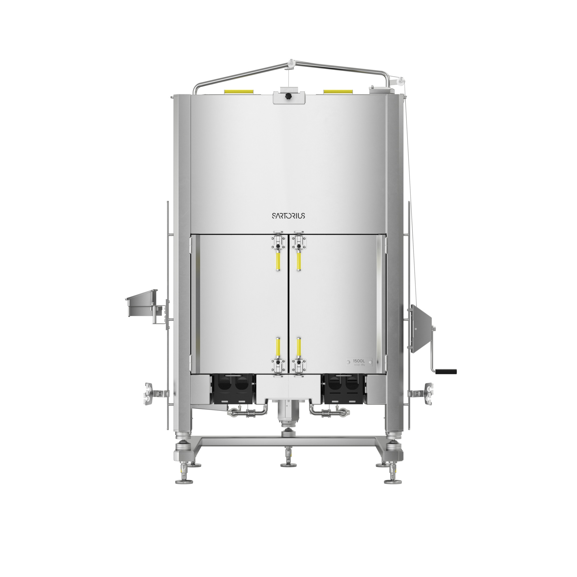 Palletank® for Mixing Jacketed ASME with Weighing 48Ra (for North America) - 1500 L