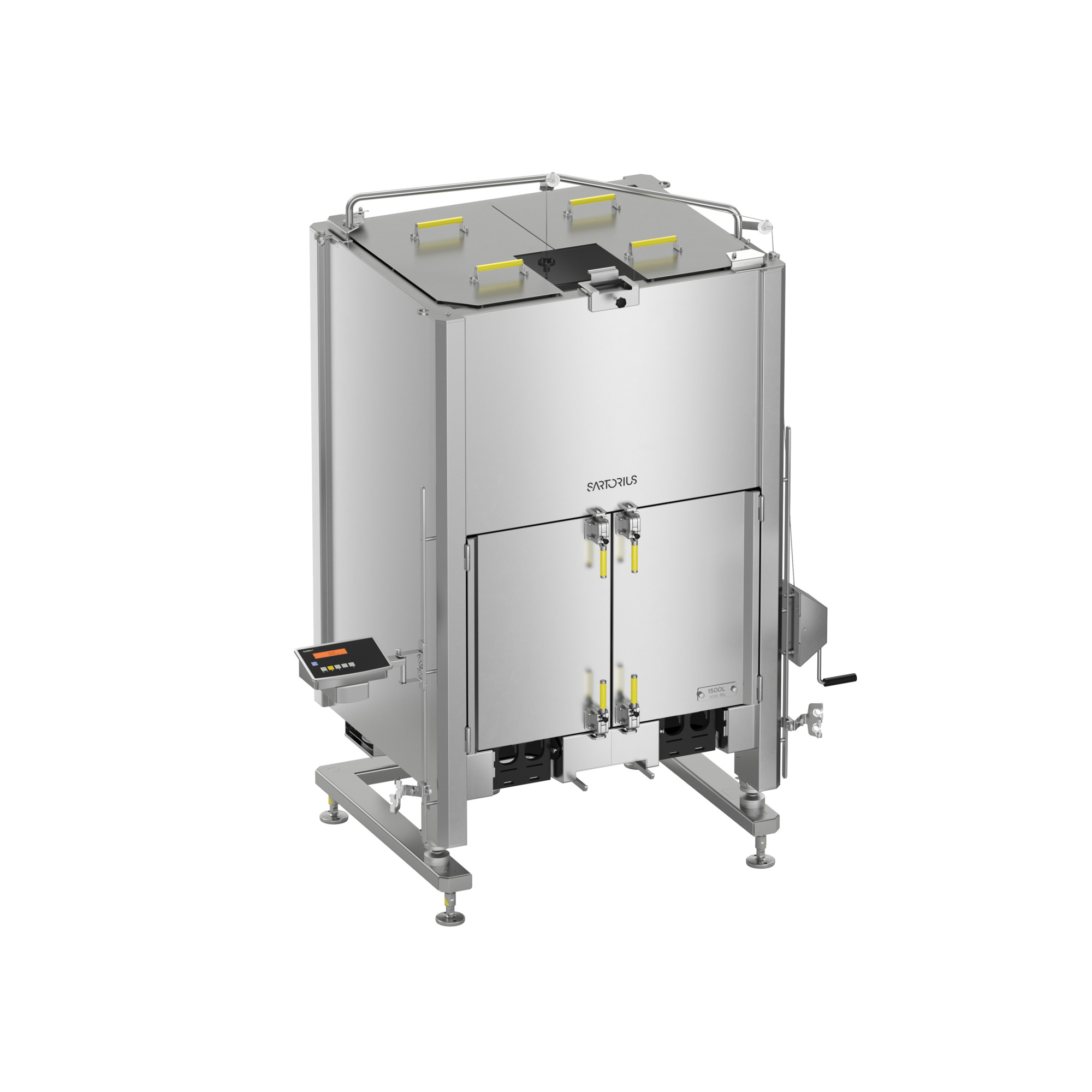 Palletank® for Mixing Jacketed ASME with Weighing 48Ra (for North America) - 1500 L