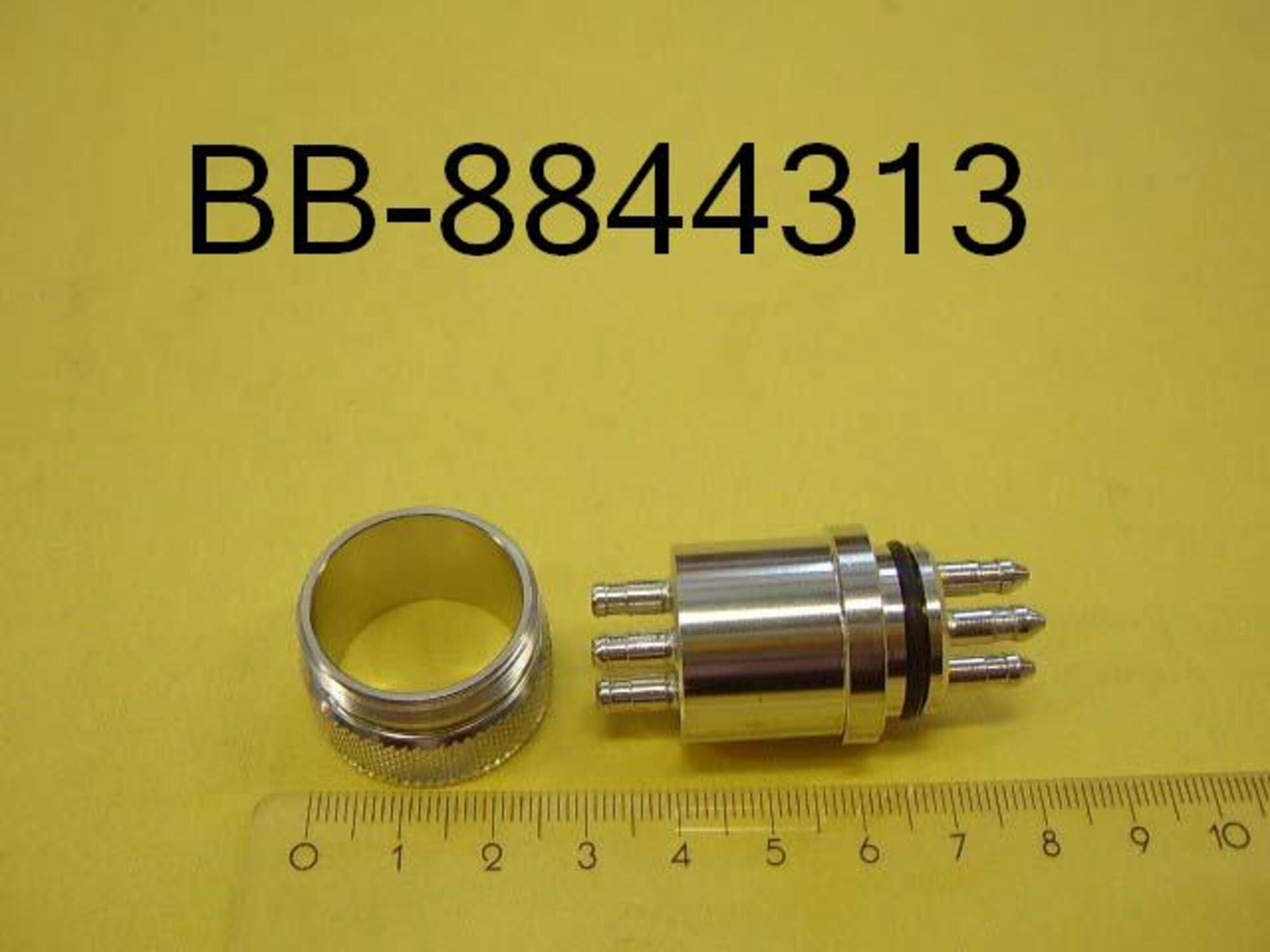 Univessel® Glass - 4-Way Addition Fitting, ID 0.8 mm (M26×1, 19 mm)