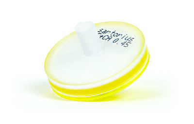 Minisart® NML Standard Syringe Filter, Surfactant-free Cellulose Acetate (SFCA), Pore Size 0.45 µm, Non-Sterile, Female Luer Lock, Male Luer Lock, for research uses only
