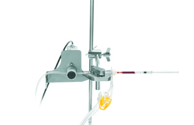 Syringe holder/support for Sterisart® 16469
