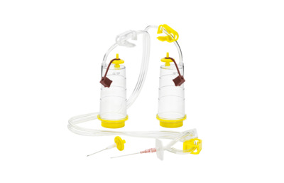 Sterisart® system, with septum, for soluble lyophilisates in closed containers