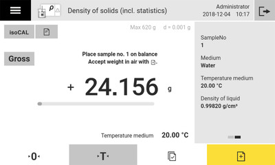 Cubis® II Software Application for Advanced Software Package
