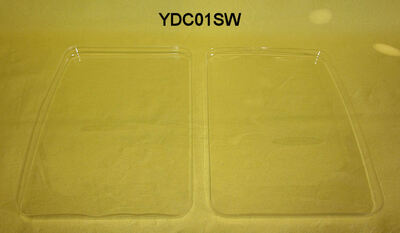 2 x Dust covers for display and control